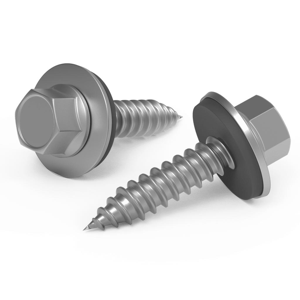 Bi-metal screws for steel deck