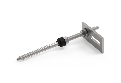 hanger screw with mounting plate