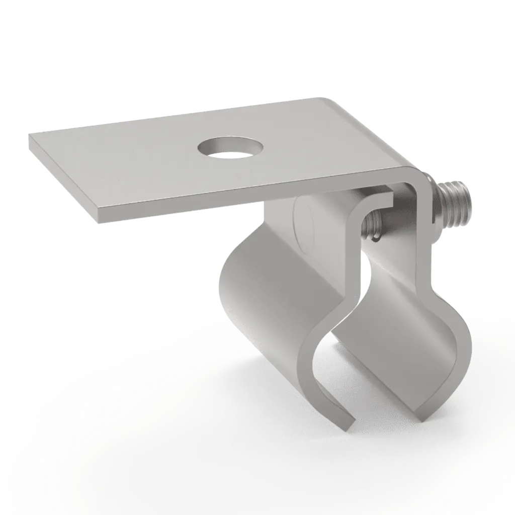 Zinc roof clamp