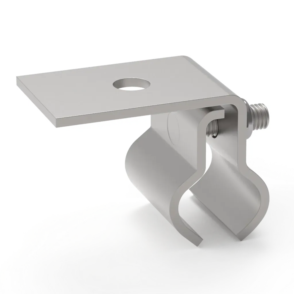 [1HME15DV003] zinken dak klem (rond)