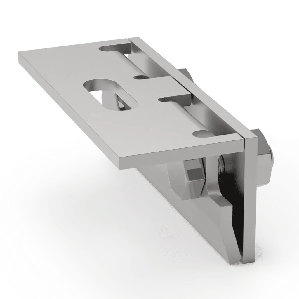 Zinc roof clamp