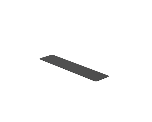[1HFR15DV003] Epdm 40cm zelfklevend met ronde hoek l=400mm * b= 90mm