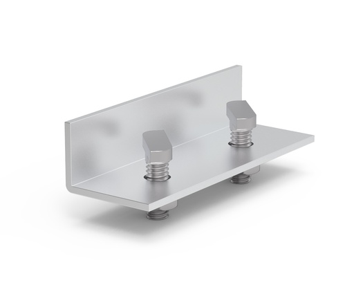 [1INL43PV003] Profile connector INLAY lateral alu (incl 2x hammerhead bolt m10x20 & nut m10)