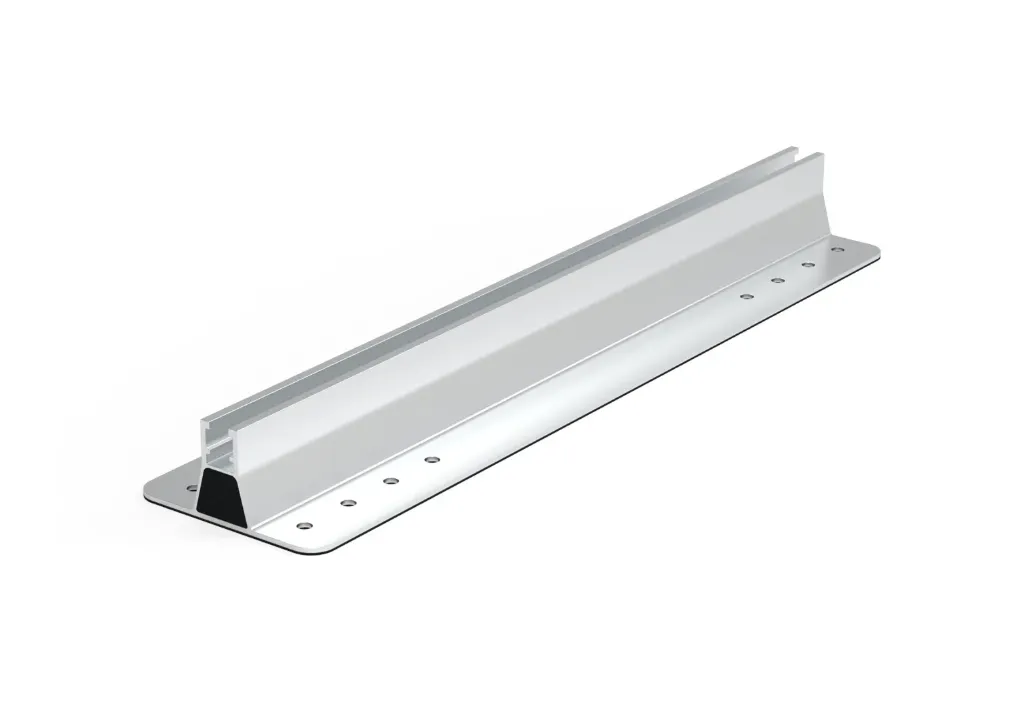 [1HFR43AL034] Profiel steeldeckplaat 40mm verhoogd 6,2m zonder epdm