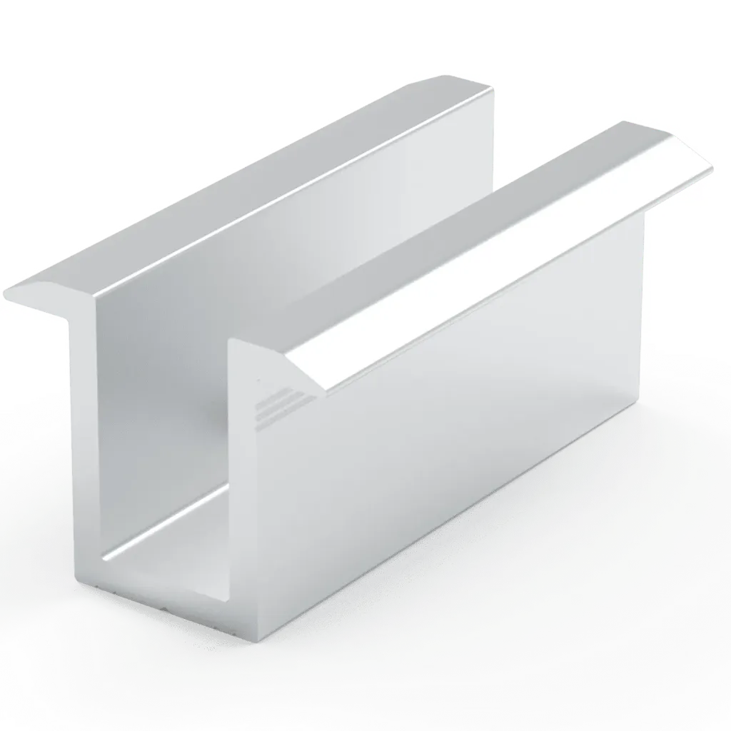 [1HME32SR099] middle clamp (alu, grounding, basic, SOLARSPEED)