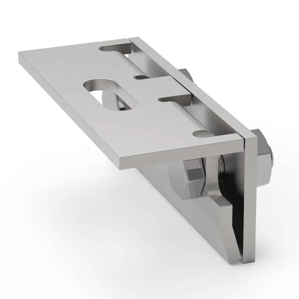 Zinc roof clamp